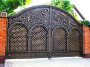 Металлические ворота,  металлические вороты,  ворота распашные металличе